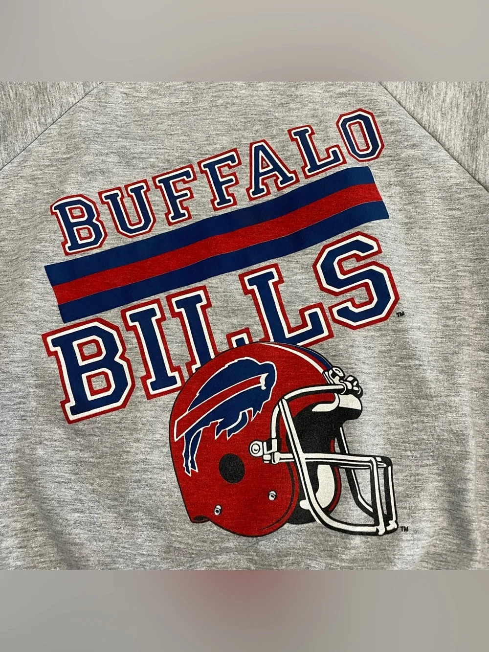 Vintage Buffalo Bills Sleeveless Cutoff Sweatshirt Size Men’s Medium Garan